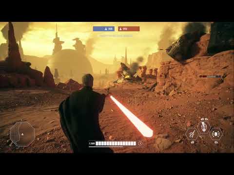 Star Wars Battlefront 2 Count Dooku's Attack Animations and Abilities