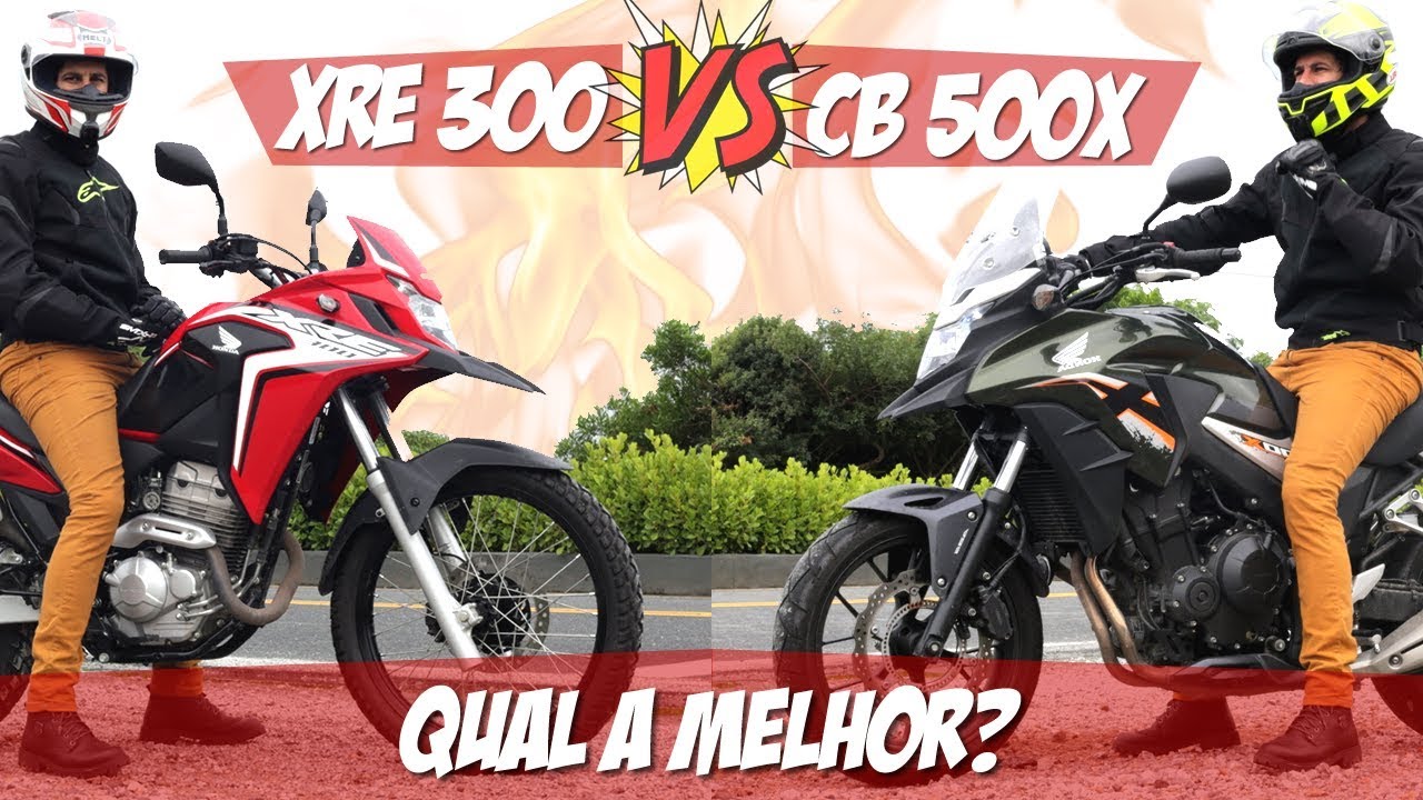 XRE 300 MELHOR QUE CB500X! Comparativo e avaliação prática - Motorede