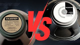 Video thumbnail for G12T-75 vs Greenback / Celestion Shootout by Zilla Cabs