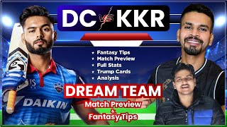 DC vs KKR Dream11, KKR vs DC Dream11, Delhi vs Kolkata Dream11: Match Preview, Stats, Analysis