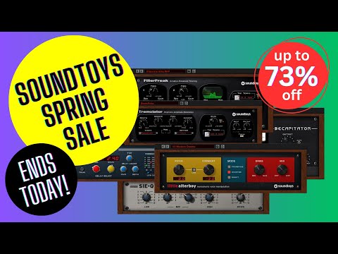 Ends Today⌛️ Soundtoys Spring Sale - up to 73% Off 🚀