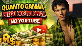 QUANTO GANHA O CANAL DIEGO COSTALONGA? | GANHOS REAIS 2026