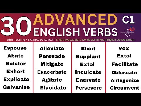 Mastering 32 Advanced C2 verbs to level up your vocabulary