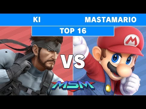 Smash Ultimate Tournament MSM 171 DCG|WC| Ki (Snake) vs Mastamario (Mario) - Top 16