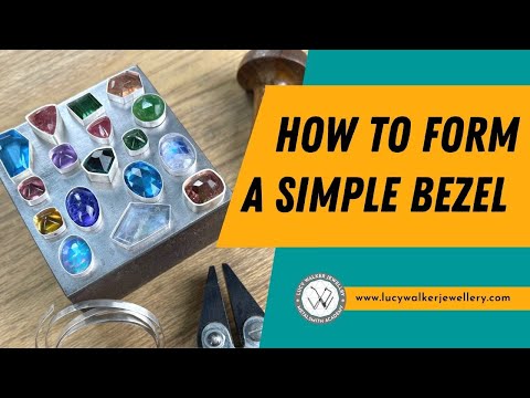 How To Form a Bezel  | Jewellery Making Tutorials | Metalsmith Academy