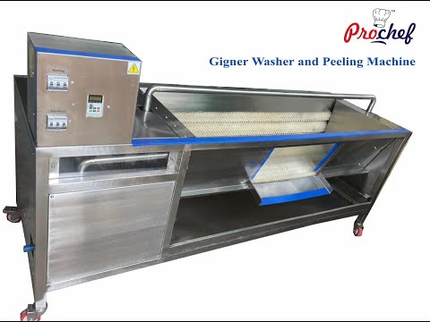 Ginger Washer And Peeling Machine
