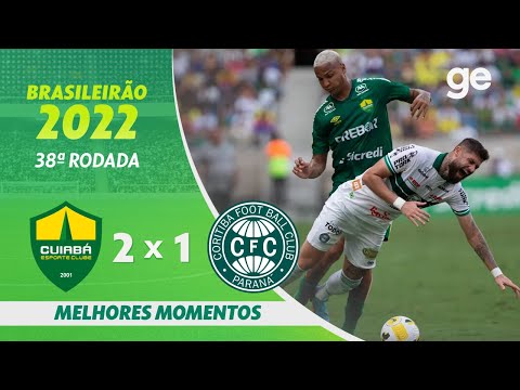 Gols e lances de Cuiabá x Coritiba