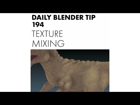 Daily Blender Tip 194 - Texture mixing