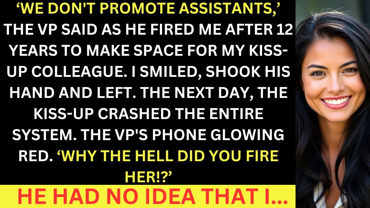 Got Fired After 12 Years To Make Space For My Kiss-Up Colleague, One Day Later, System Crash...