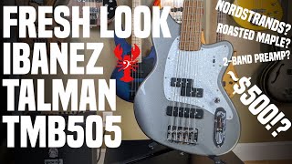 Video thumbnail for LowEndLobster Fresh Look: Ibanez Talman TMB505 5 String Bass - Feature Packed Value King? by LowEndLobster