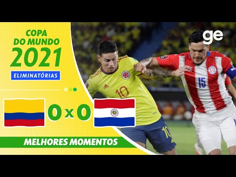Gols e lances de Colômbia x Paraguai