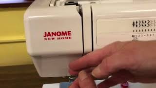 Threading a Janome machine