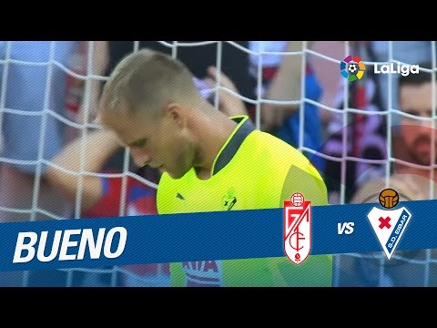 Control y disparo de Alberto Bueno parado por Yoel