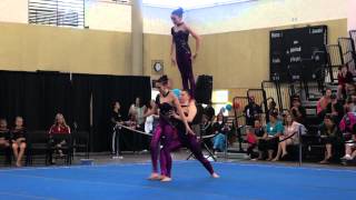 Level 10 Women's Group 18 Under, Balance, ATA, Shannon & Kaitlyn & Kendall   2013 Region 1 Acrobatic