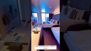 MSC WORLD AMERICA - Balcony views in Port of Miami are absolutely stunning #cruises #mscworldamerica