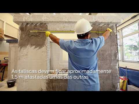 Passo a passo - Chapisco, emboço e reboco