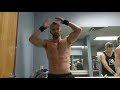 Chest pump insane physique update 26 days into cutting