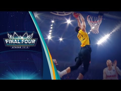 Vince Hunter! - Alley-Oop in the 1st quarter vs. AS Monaco - Final - Final Four 2018
