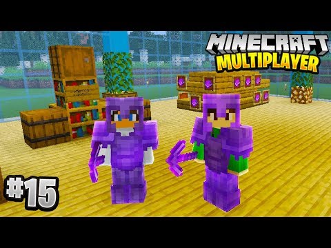 BUILDING A SHOP in Minecraft Multiplayer Survival! (Episode 15)