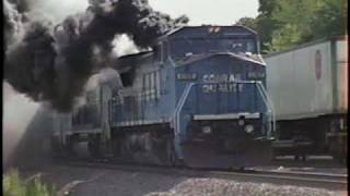 preview picture of video 'Conrail Action at Cresson, Pennsylvania'