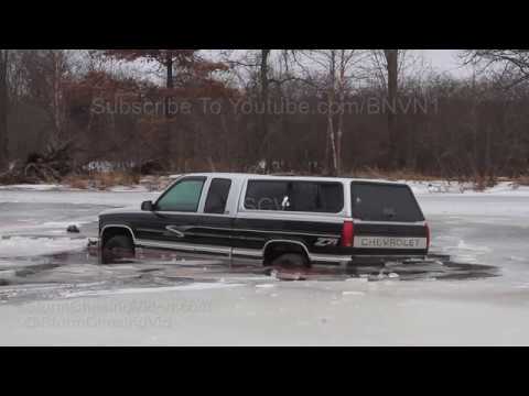 Augusta, WI Truck Recovery From Thin Ice - 1/15/2019