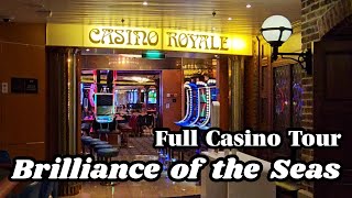 Brilliance of the Seas | Full Walkthrough Tour of the Casino Royale | Royal Caribbean