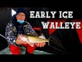 Video Thumbnail for Early Ice Walleye Fishing on Pasqua Lake, Saskatchewan 2020 (I LOST A GOOD ONE)