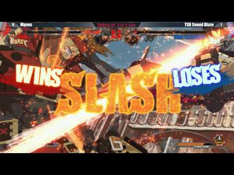 Next Level Battle Circuit 154 - GGXRD - Mynus (I-No) vs TSB Blazeu25 (Sol)