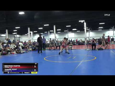 97 Lbs Round 1 (4 Team) - Graydon Martin, Virginia Vs Tanner Hunt, Georgia 9caa