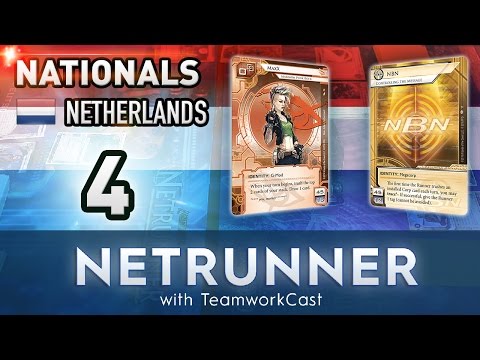 Dutch Nationals 2016 - #4 - Losing Control - Netrunner with TeamworkCast