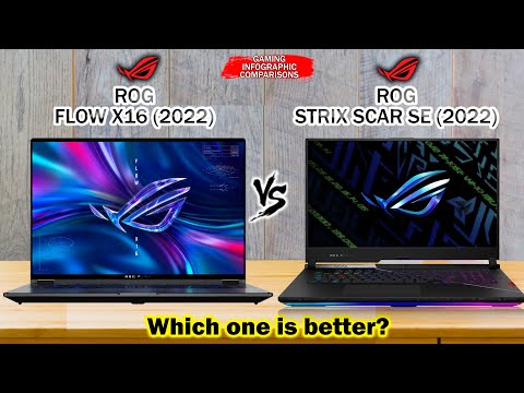 ROG Flow X16 (2022) VS ROG Strix Scar SE 17 (2022) | 12th Gen Intel | Nvidia RTX 3000