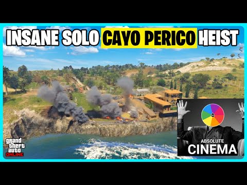 The most INSANE solo Cayo Perico Heist I've EVER done! GTA Online