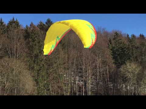 Gleitschirmfliegen im Steinwald am 16.02.2019 auf Nova Mentor 3s