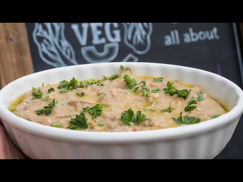 PERFEITA PARA APERITIVOS! BABAGANOUSH (BABAGANUCHE) RECEITA PASTA DE BERINJELA ÁRABE