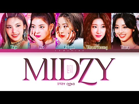 ITZY MIDZY Lyrics (있지 믿지 가사) [Color Coded Lyrics/Han/Rom/Eng]