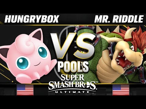 Liquid | Hungrybox (Jigglypuff) vs. DOG | Mr. Riddle (Bowser) - Ultimate Pools - SC United