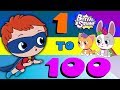 Adventure Numbers 1 To 100 Bottle Squad Educational Video Numbers Song Learn Numbers