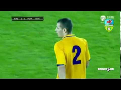 Stefan Burghiu and Alexandru Dedov (Zimbru), in Moldova - Sweden 1-2 (17.01.14) Friendly UAE