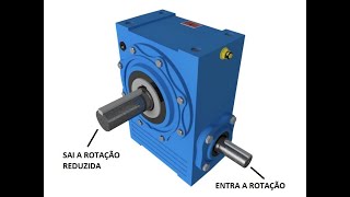 Demonstração prática - Montagem de Redutor de Coroa  e Rosca sem Fim