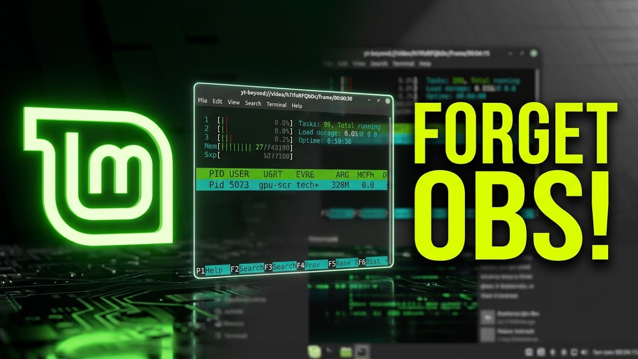 Forget OBS! This Linux Mint 22.3 Screen Recorder Uses Your GPU Instead of CPU