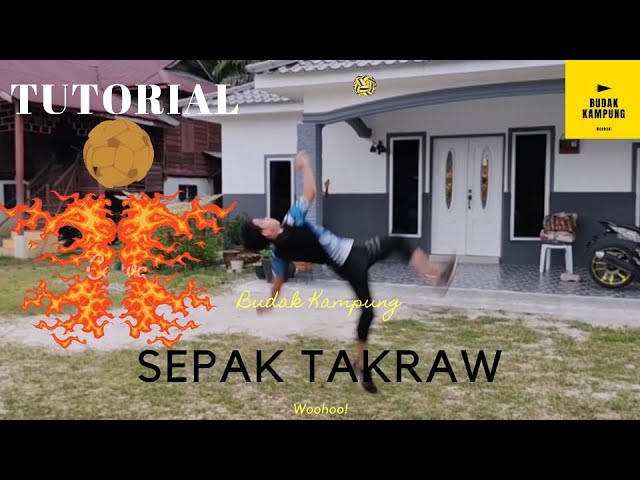 הגיית וידאו של sepak takraw בשנת מלאית