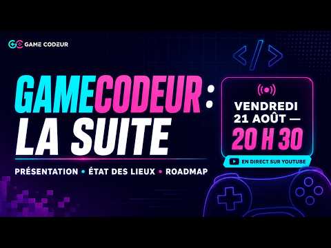 L'avenir de GameCodeur : présentation, état des lieux et prochaines étapes