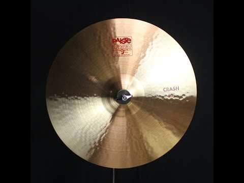 Paiste 16" 2002 Crash - 1097g (video demo) image 2