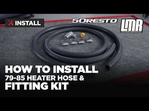 How To Install Fox Body Mustang Heater Hose & Fitting Kit (79-85)