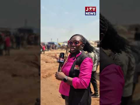 Watch as traders scramble to salvage their belongings amid the ongoing demolition at Madina Market