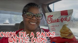 CHICK FIL A’S CHICK FIL A SAUCE FLAVORED POTATO CHIPS REVIEW #THEREVIEWQUEEN 