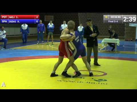 66. kg Sebastian Nađ (POKA) - Robert Dudaš (SPSU)