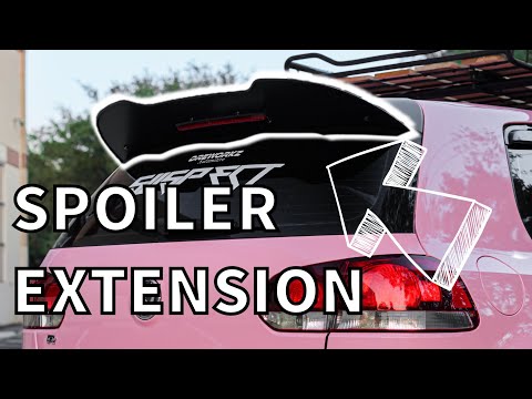 Spoiler Wing Extension Volkswagen Golf R / GTI