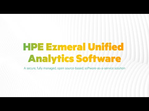 Unlock data and insights faster from edge-to-cloud with HPE Ezmeral Unified Analytics Software