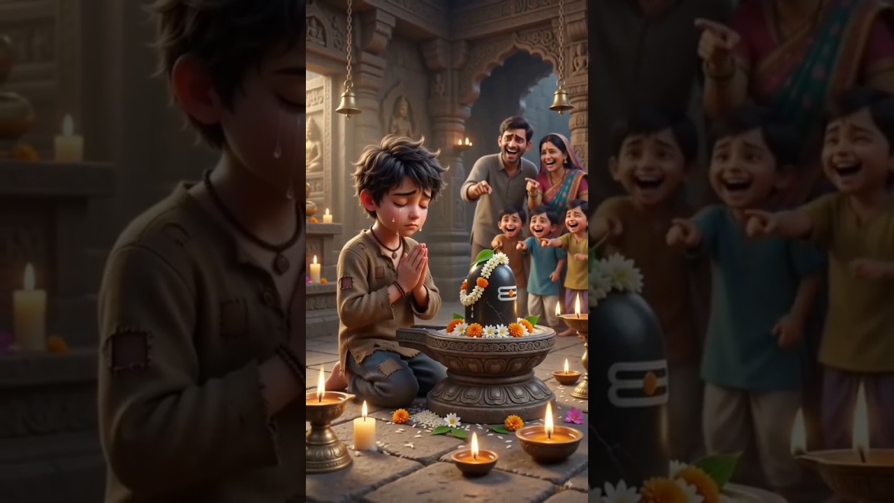 एक मुट्ठी चावल का चमत्कार 🙏 | Mahadev Story #shorts#storytelling #mahacommunity #montage#viral